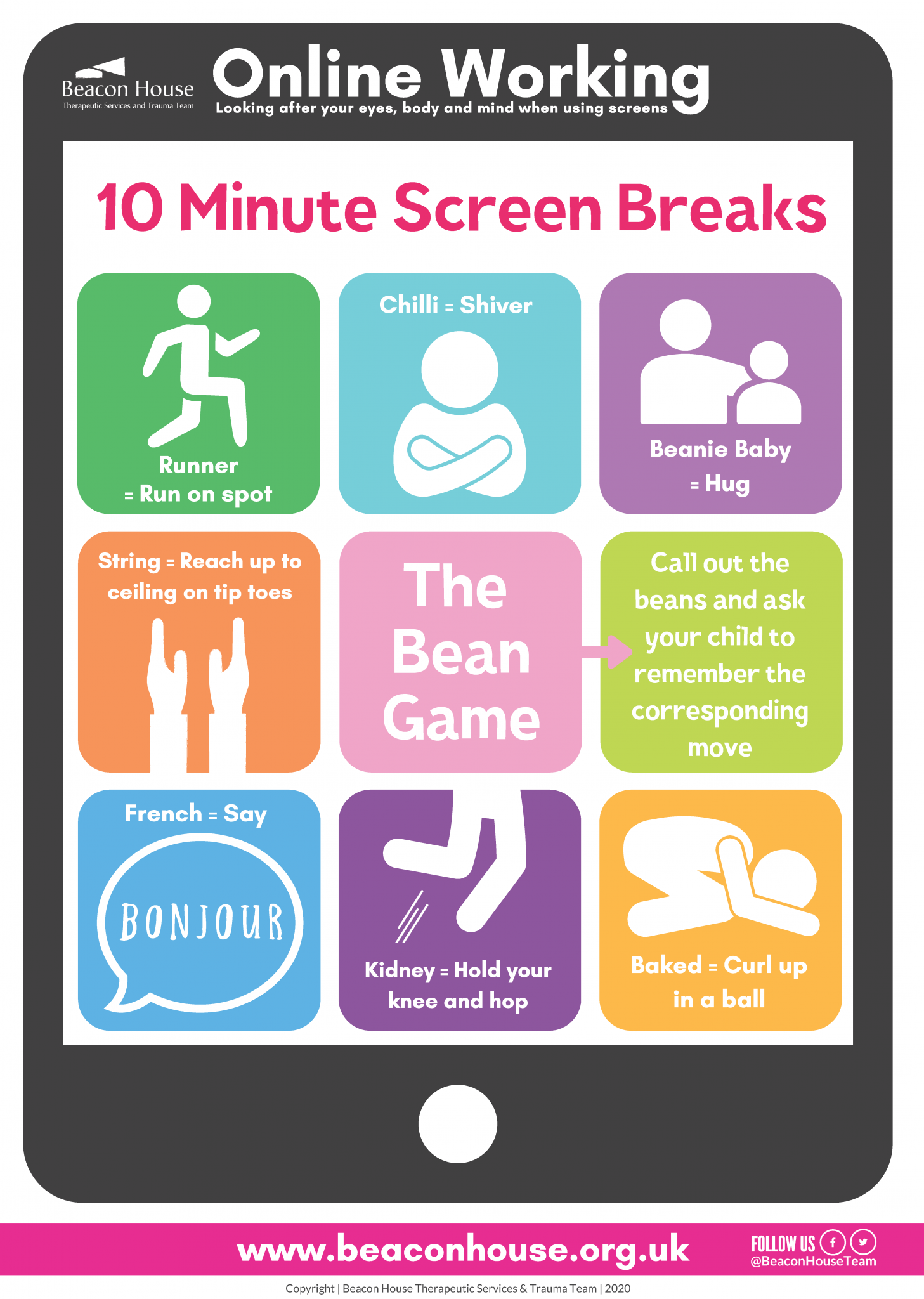 Wellbeing The importance of screen breaks Grange Primary School